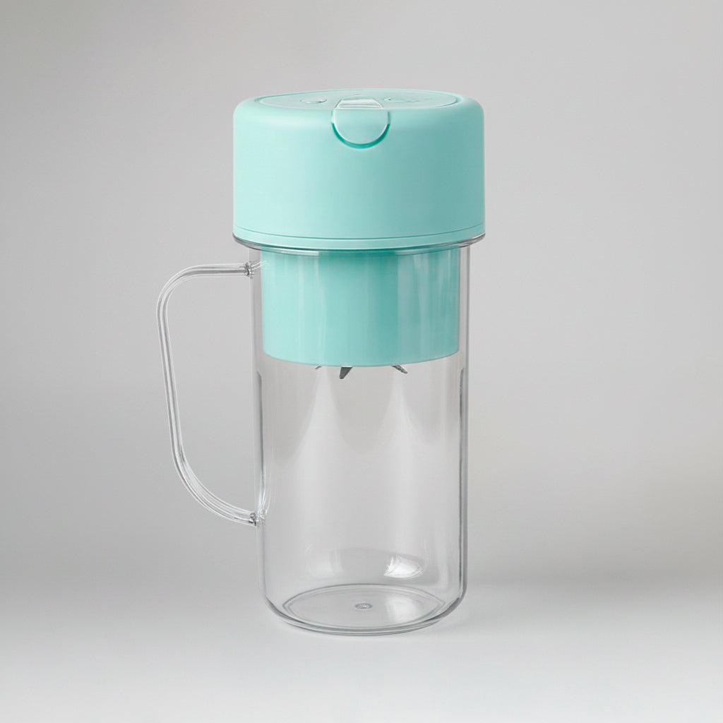 Batidora portátil con pajita